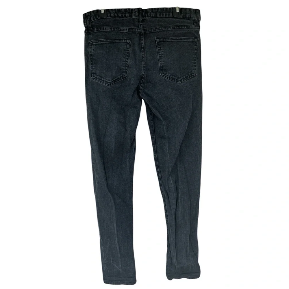 Fashion Nova Men Slim Fit Black Stretch Denim Jeans Size‎ 36 MPDS1